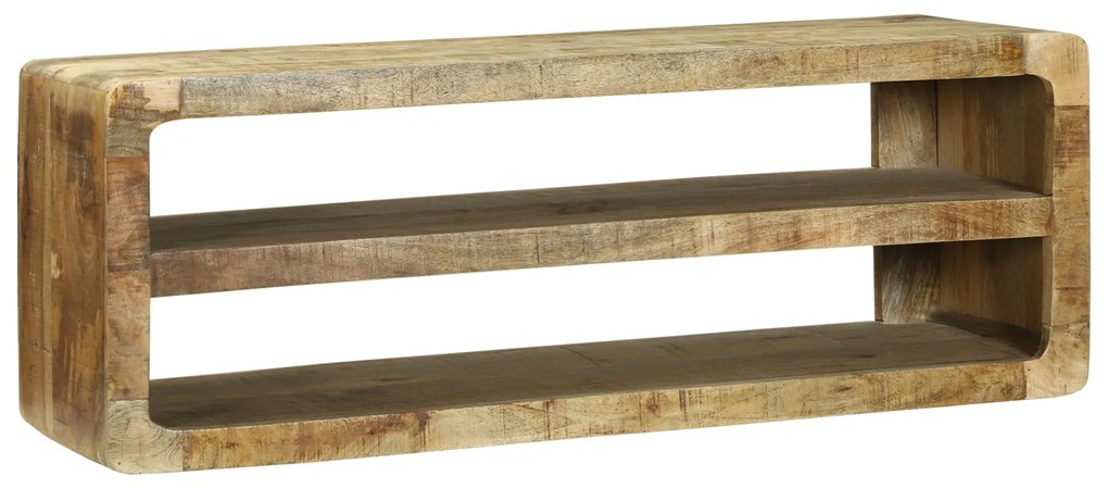 Armário de TV 100x32x36 cm Madeira Maciça de Mangueira