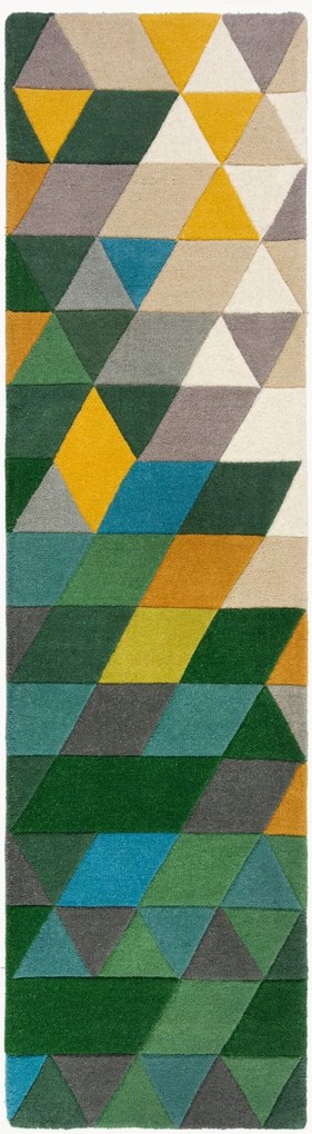 Passadeira de lã tufada à mão de pelo curto Prism