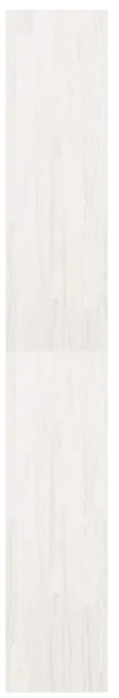 Estante/divisória 40x30x199 cm madeira de pinho maciça branco