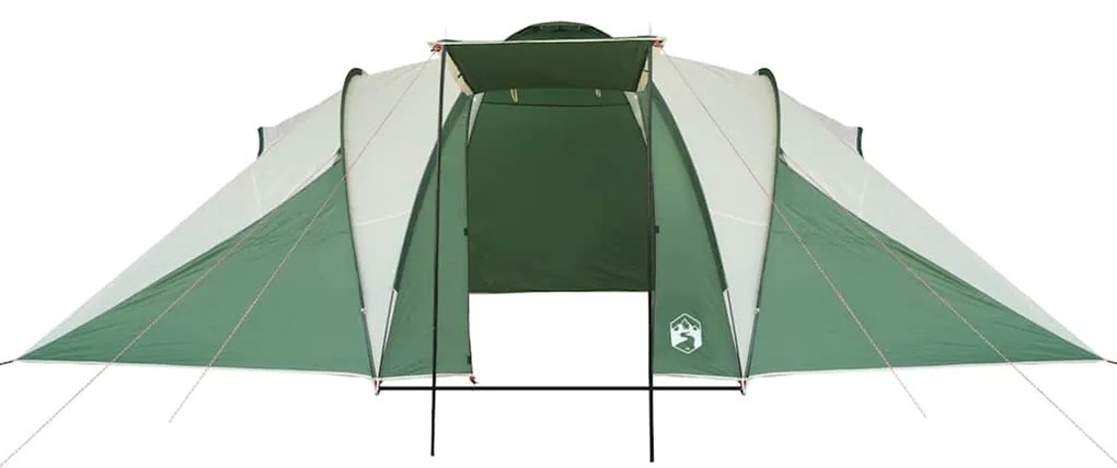 Tenda familiar em cúpula para 6 pessoas impermeável verde