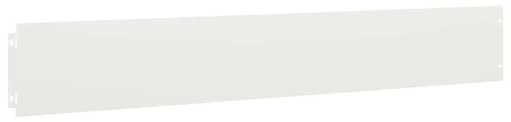 Orlas de relva 50 pcs branco 15x103 cm aço laminado a frio