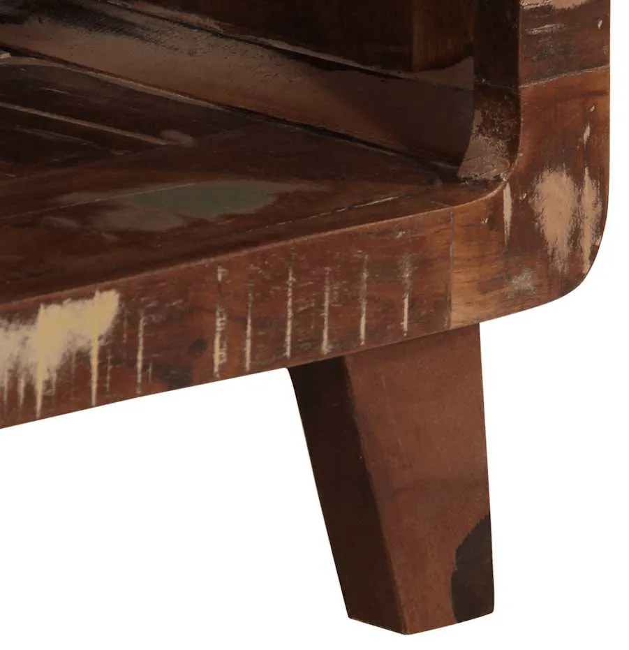 Móvel de TV 105x46x32 cm madeira recuperada maciça