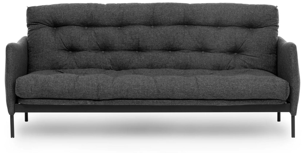Sofá-Cama 3 Lugares Renge – Cinzento Escuro – 200x92x82 cm