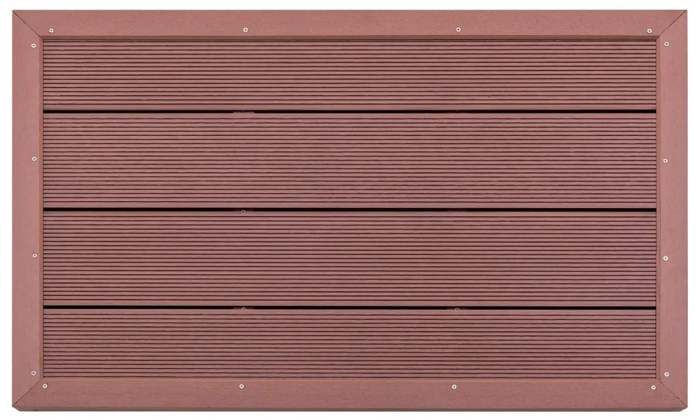 Estrado para chuveiro solar 101x63x5,5 cm WPC castanho