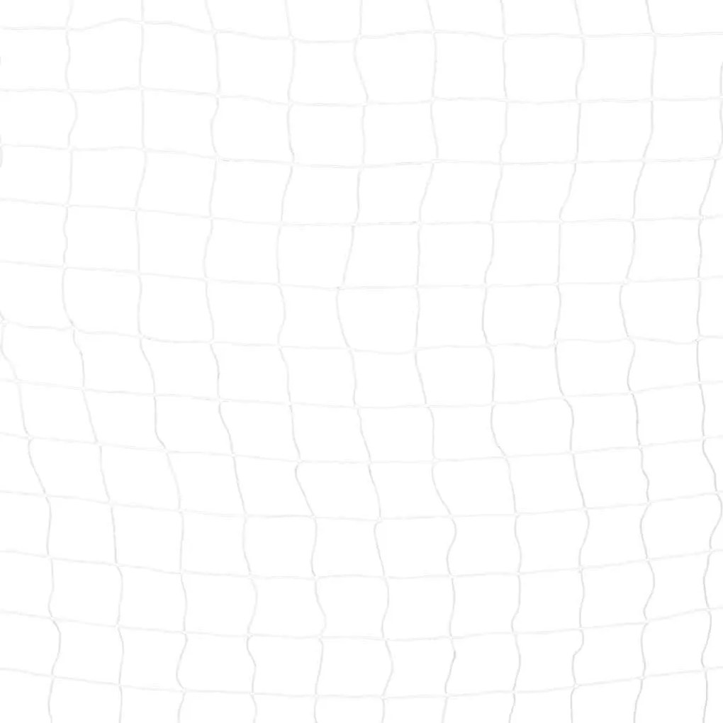 Baliza de futebol 300x200x90 cm metal preto e branco