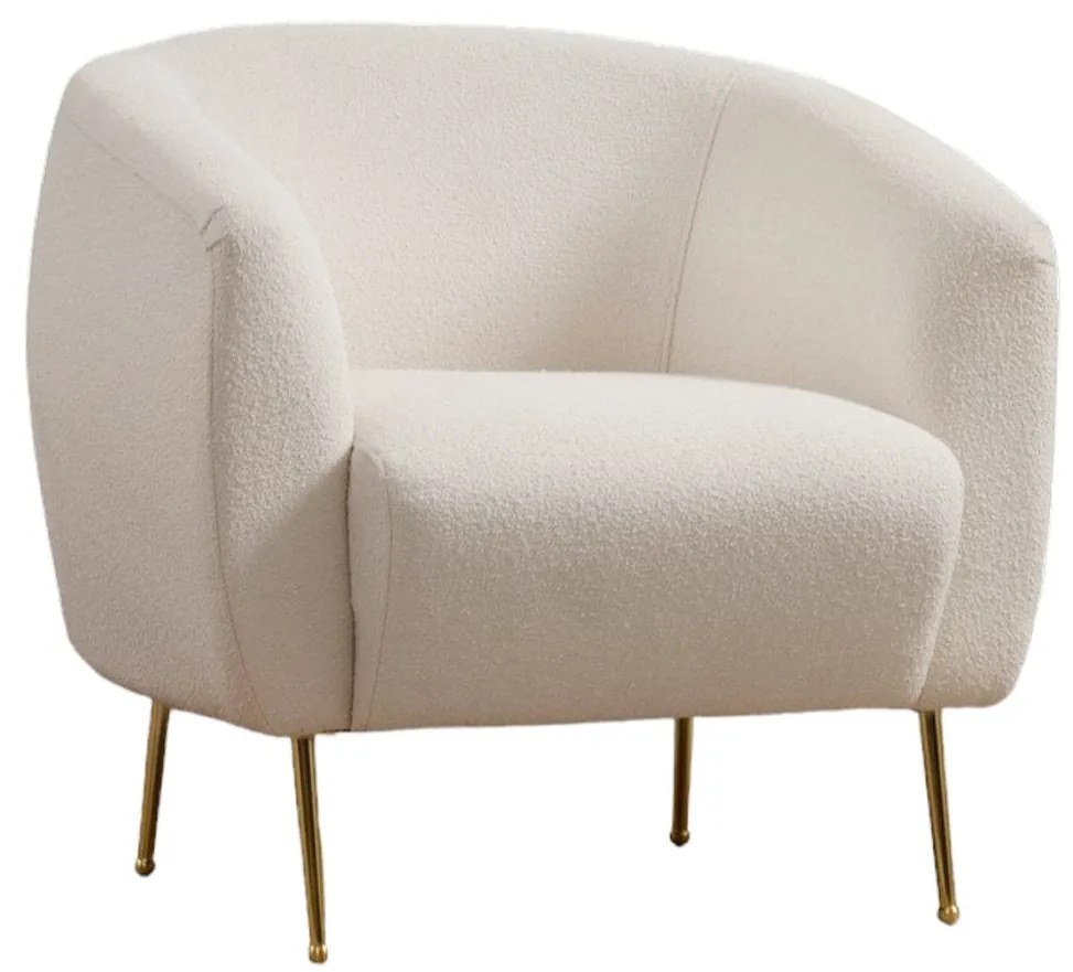 Cadeira Wing Eses – Creme – 70 cm x 82 cm x 82 cm