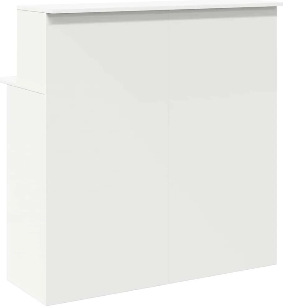 Balcão de recepção 100x50x103,5 cm derivados de madeira branco