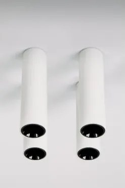 Pack De 4 Apliques De Teto Led De Superfície Redondos Ø4 Cm Em Alumínio Luisiana Preto & 3 W & 19º & Branco Frio 4000k - Sklum