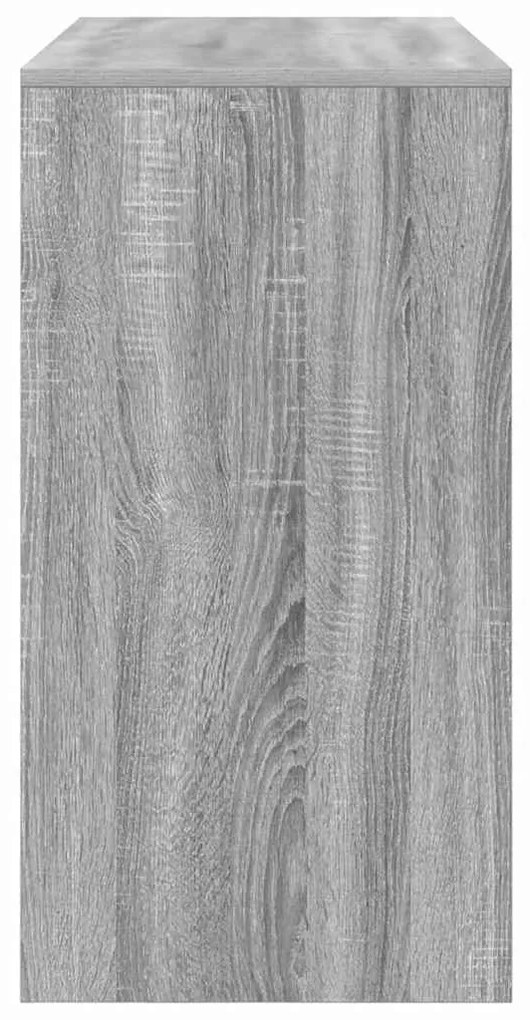 Secretária de Computador Cinza sonoma MDF 100 x 40 x 76 cm