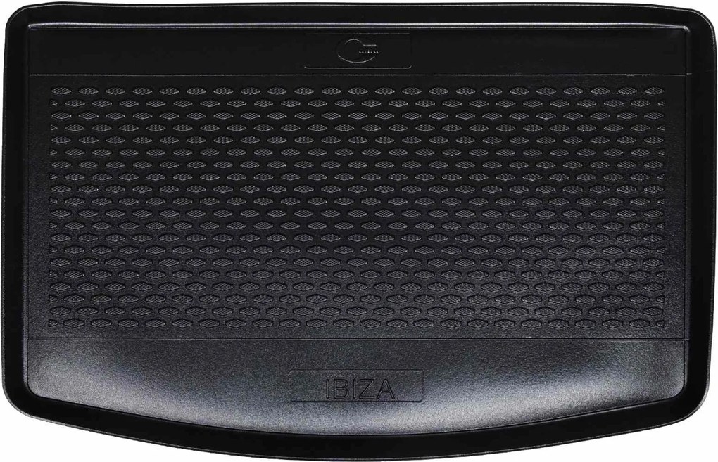 vidaXL Tapete de Porta-Malas Preto Assento IBIZA andar superior