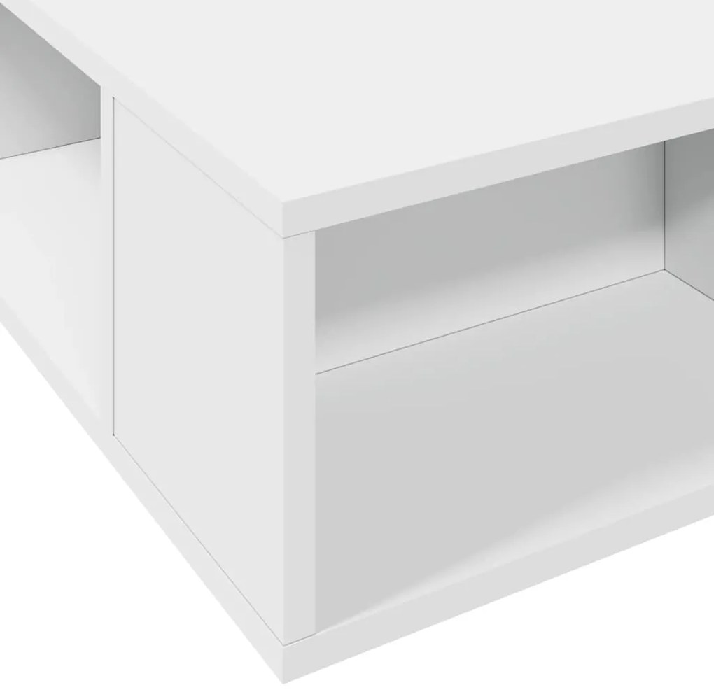 Estrutura de cama 180x200 cm derivados de madeira branco