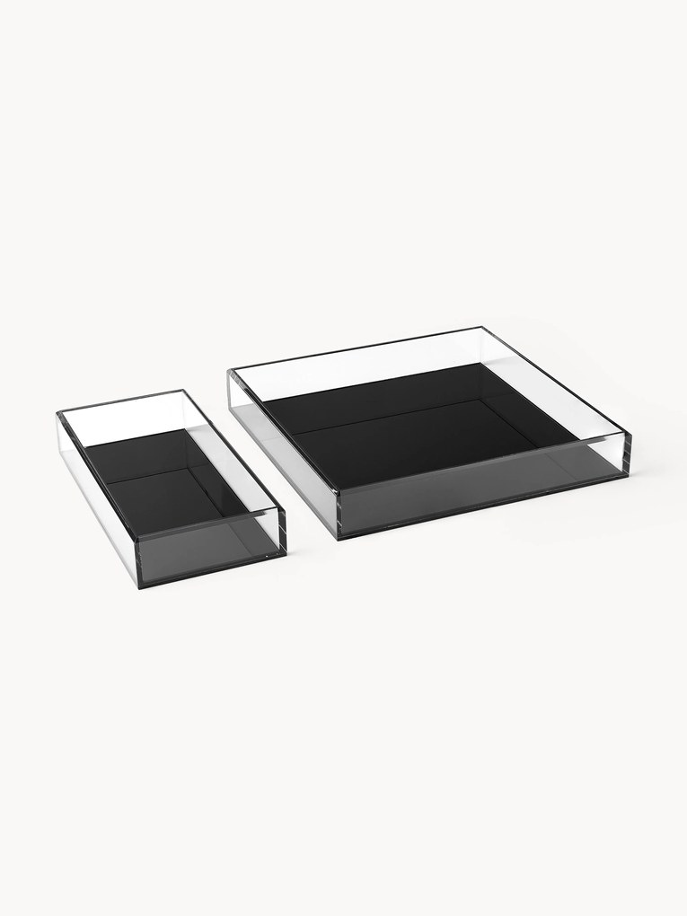 Tabuleiros decorativos Yuki, conjunto de 2