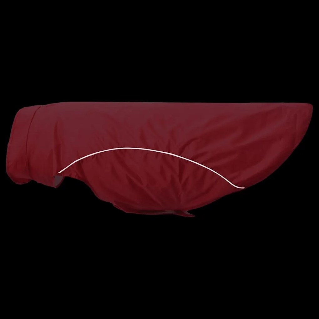 Capa de chuva para cães com tiras reflectoras vermelho 4XL