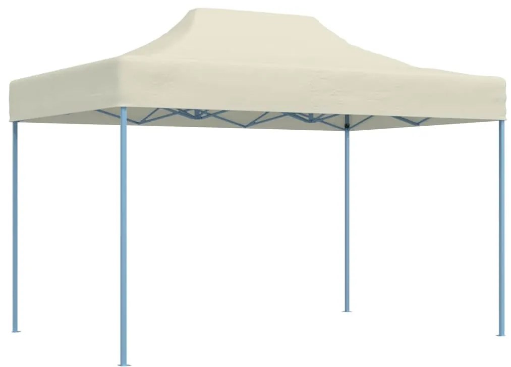 48892 vidaXL Tenda dobrável profissional para festas 3x4 m aço creme