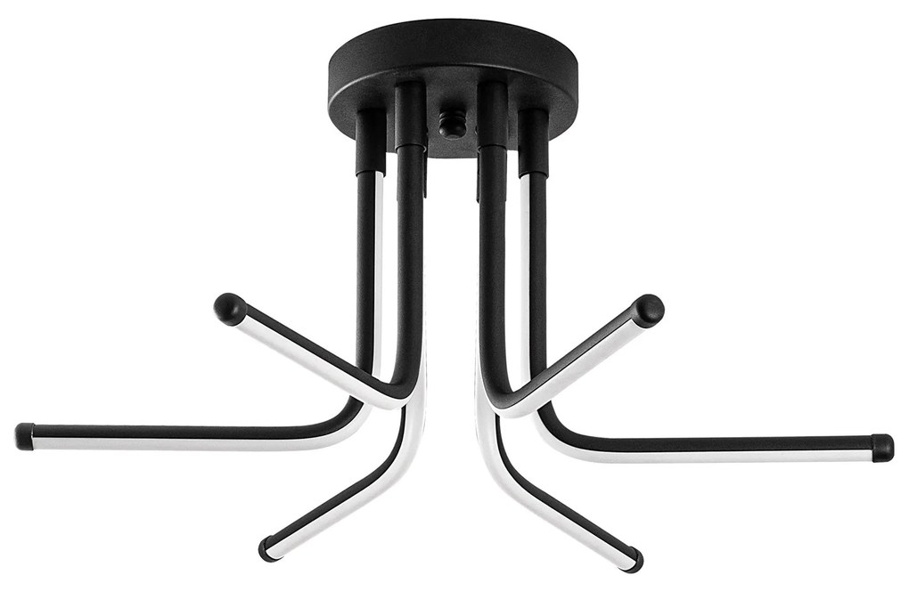 Chandelier Leddaisy – Preto – 55x25x55 cm