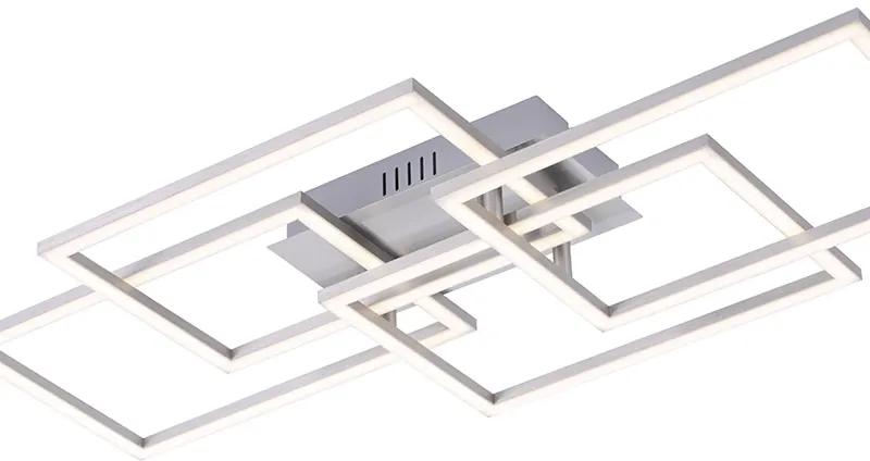 Candeeiro de tecto aço LED 4 luzes reguláveis - AMANDA Moderno