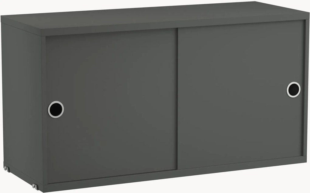 Armário com portas de correr String System, L 78 x P 30 cm