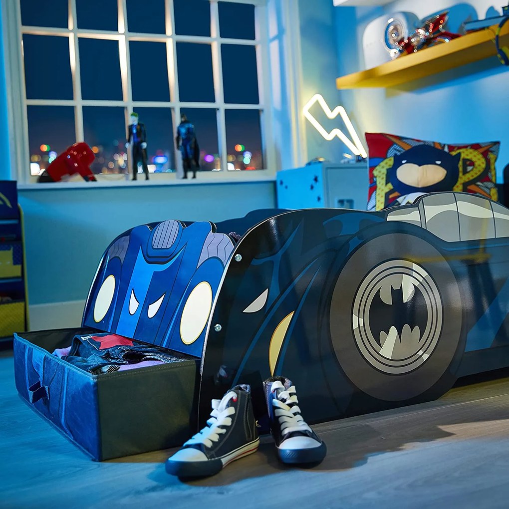 CAMA CRIANÇA BATMAN 158 (L) x 73 (L) x 54 (A) cm AZUL