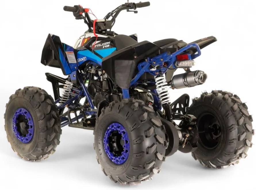 Moto infantil 4 RFZ Falcon Gasolina 140cc R8 semi-automático Azul