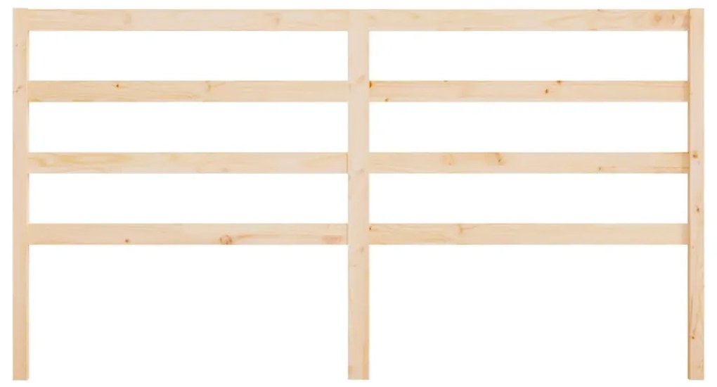 Cabeceira de cama 206x4x100 cm pinho maciço