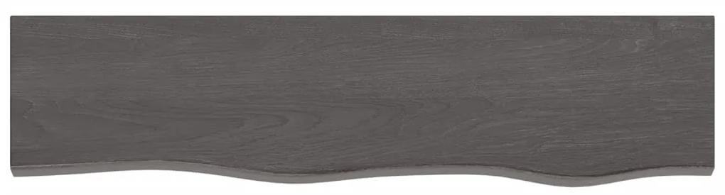 Prateleira de parede 80x20x6 cm carvalho tratado cinza-escuro