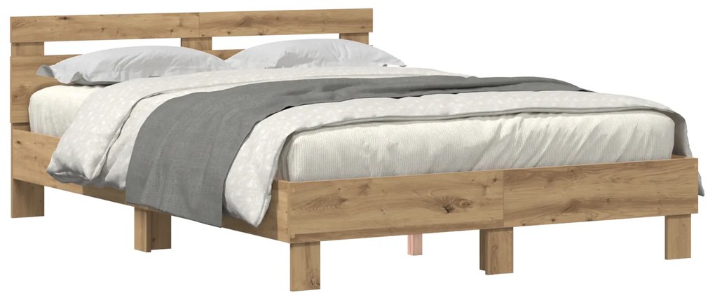 Estrado de Cama de Carvalho Carvalho Artesanal