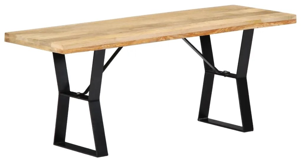 247951 vidaXL Banco 110 cm madeira de mangueira maciça