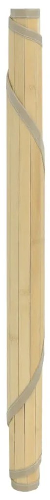 Tapete redondo 80 cm bambu natural claro