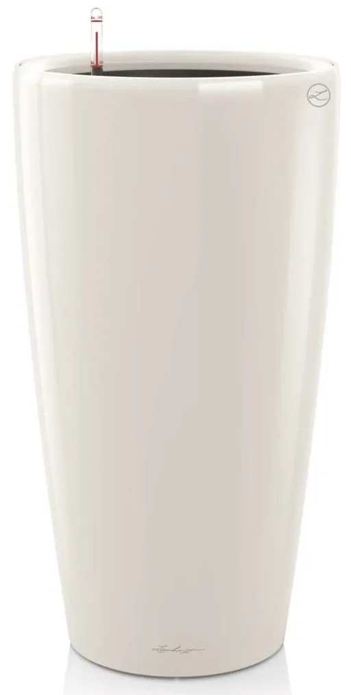 421463 LECHUZA Vaso Rondo 32 ALL-IN-ONE branco brilhante 15780