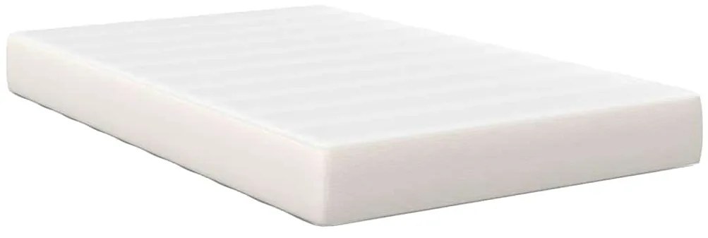 Colchão de Molas Pocket vidaXL em Creme Médio 120x200x20 cm em Tecido