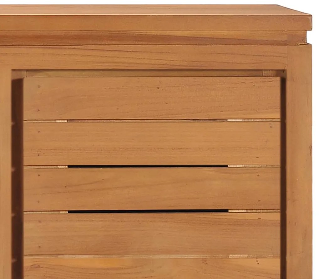 Móvel de TV 110x30x40 cm madeira de teca maciça