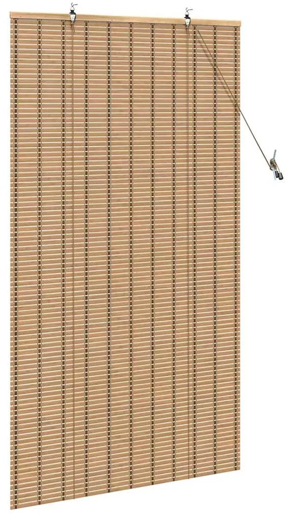 Persianas e Sombras para Janela Marrom Claro 100 x 160 cm Bambu