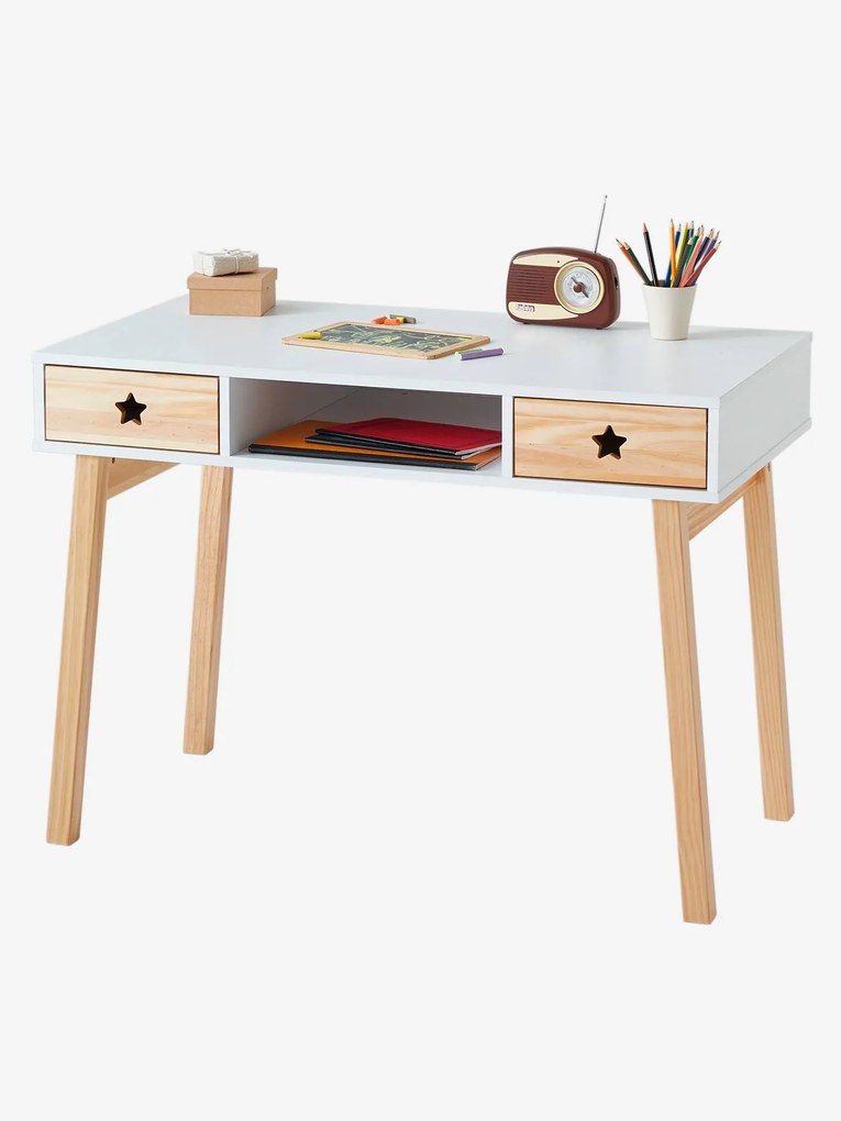 Secretária especial primária, linha Ursa Maior branco claro bicolor/multicolo