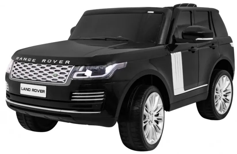 Carro elétrico para Crianças 2 Lugares Range Rover HSE 2x12V 4x4 Rodas Espuma EVA, assento couro ecológico Preto