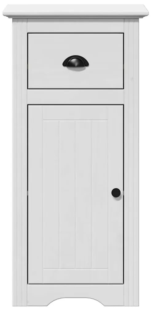 3 pcs conjunto de móveis para WC BODO pinho maciço branco