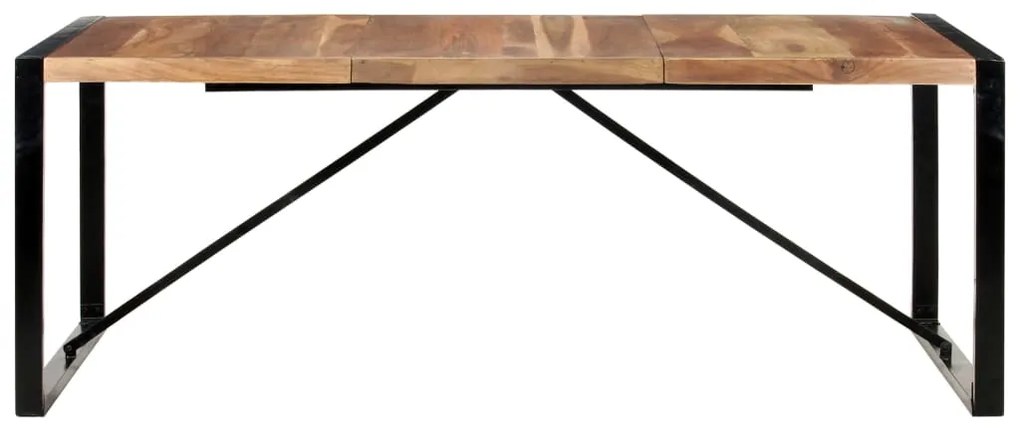 Mesa de jantar 200x100x75 cm madeira maciça
