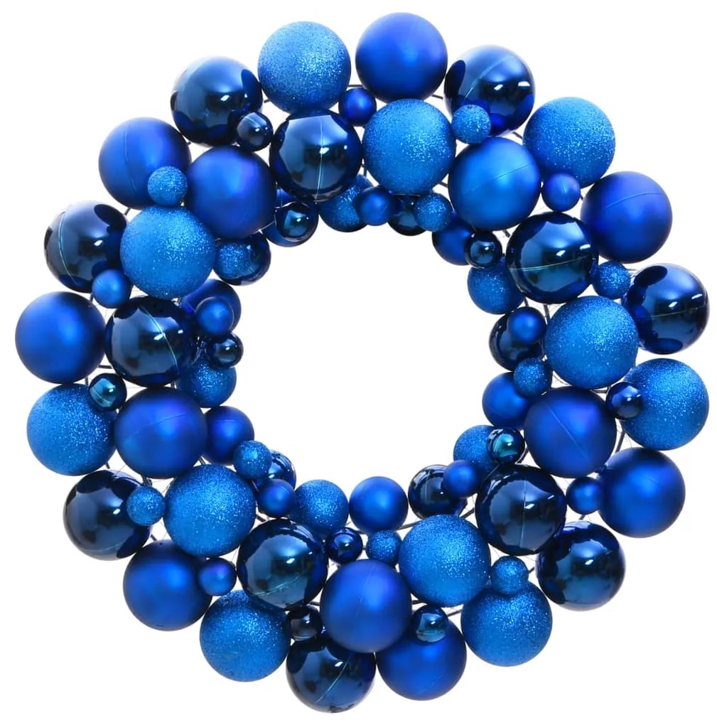 356129 vidaXL Guirlanda de Natal 45 cm poliestireno azul