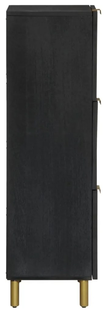 Móvel alto 40x33x110 cm derivados de madeira preto