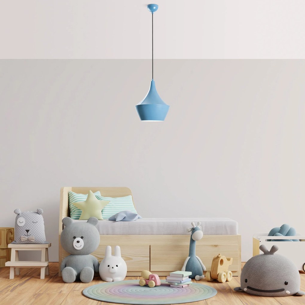 Candeeiro de Teto Tom – Azul Claro – Ø23 h:30 cm