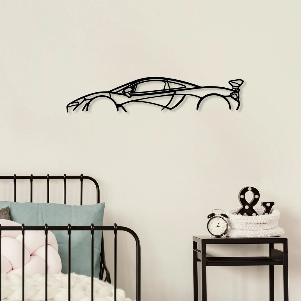 Acessório Decorativo de Parede Model-602 – Preto – 68 x 14 cm