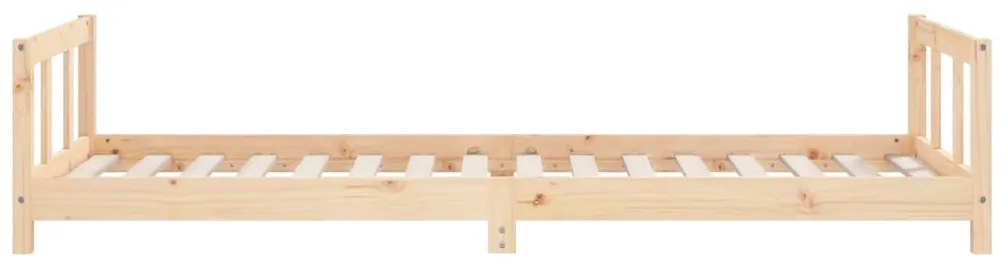Estrutura de cama infantil 90x200 cm pinho maciço
