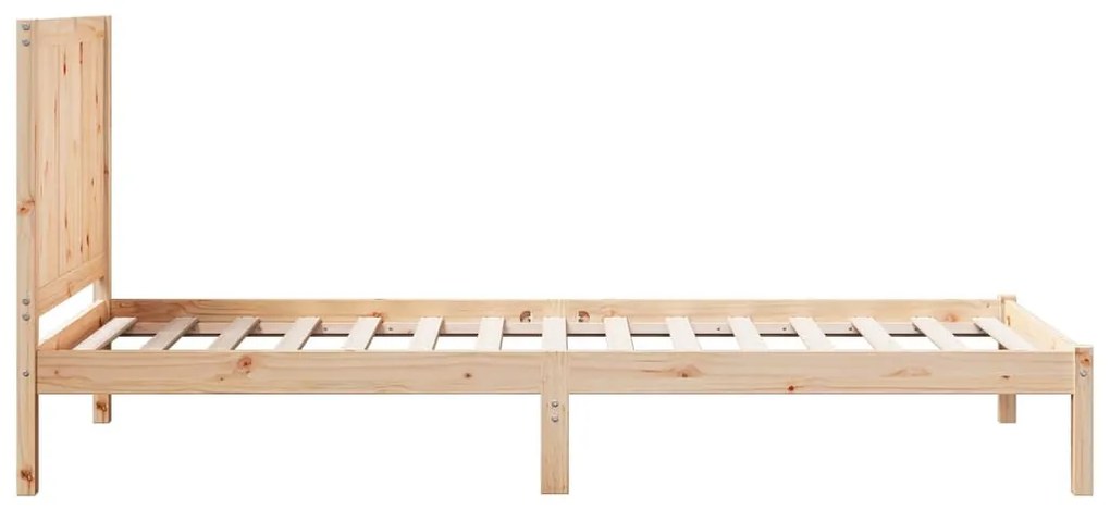 Cama extra longa sem colchão 100x220 cm madeira maciça