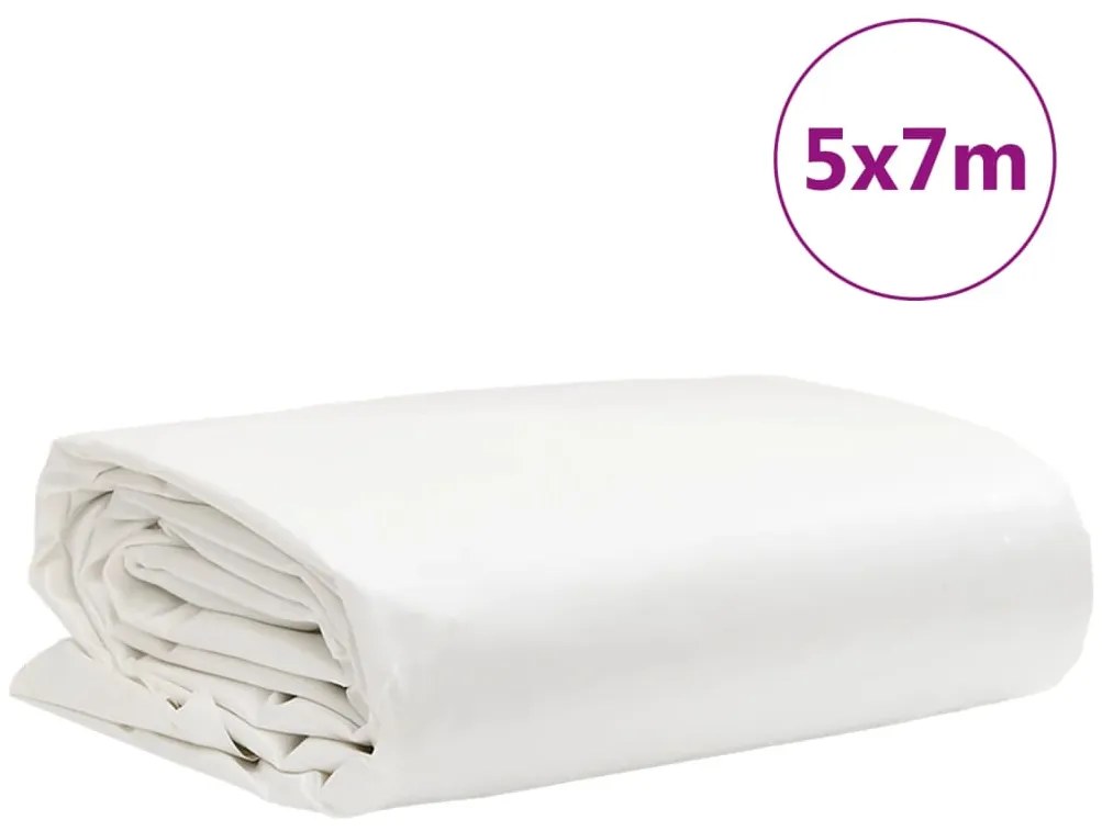 Lona 5x7 m 650 g/m² branco