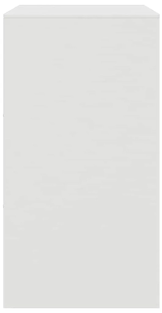 Aparador 67x39x73 cm aço branco