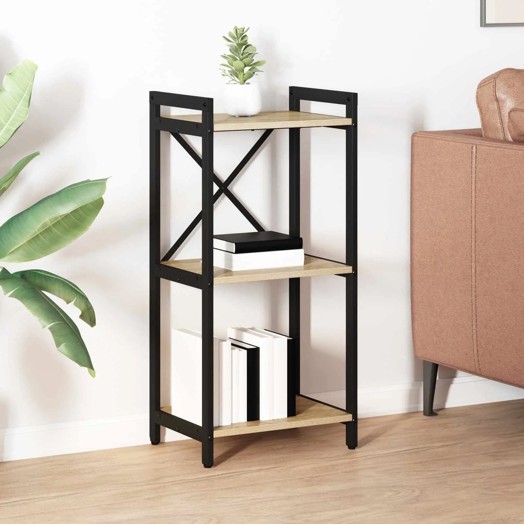 vidaXL Estante Carvalho Sonoma 40 x 30 x 85 cm Madeira processada