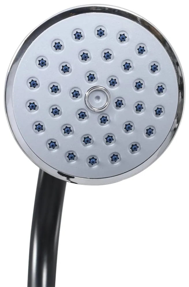 Chuveiro solar de jardim 215 cm 8 L preto