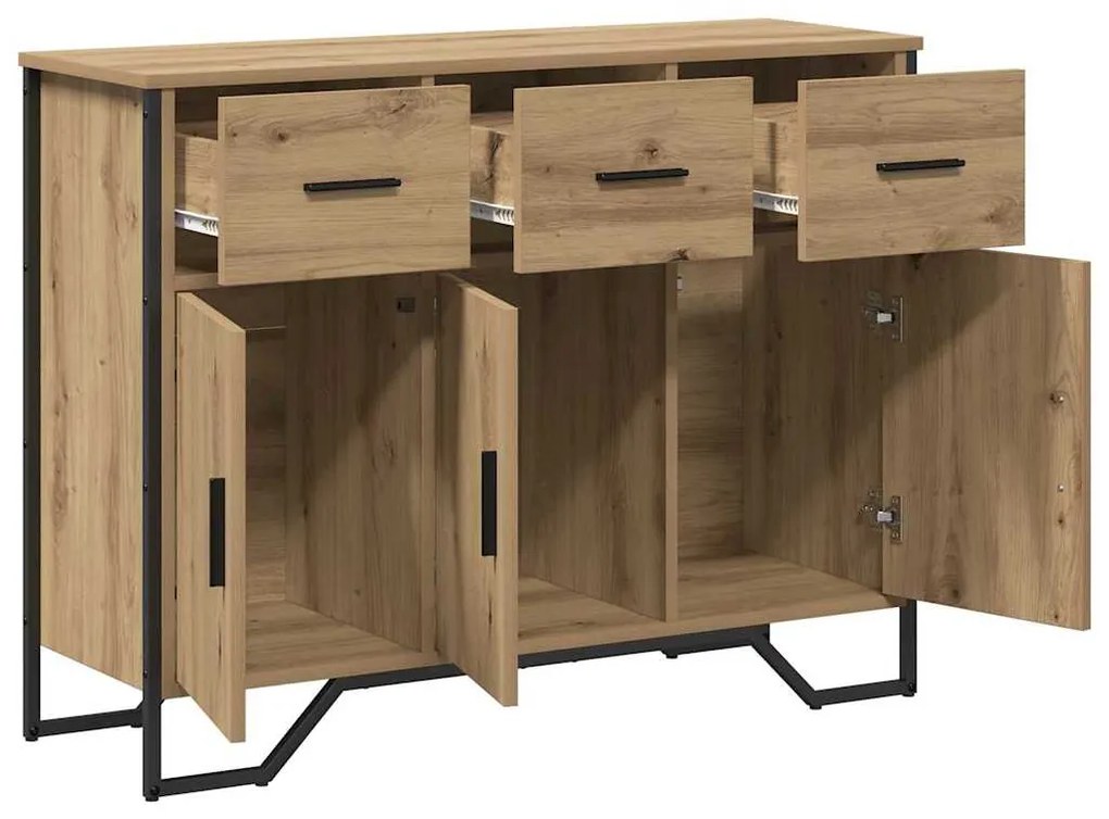 Aparador Artisan Oak 97x32.5x74.5 cm Madeira Compósita