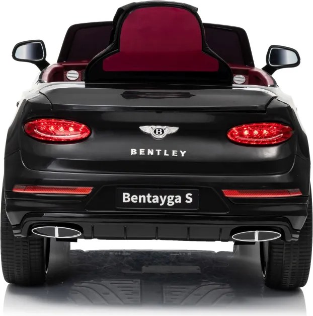 Carro elétrico para Crianças 12V Bentley Bentayga S, Rodas de espuma EVA, Assento Couro ecológico Preto