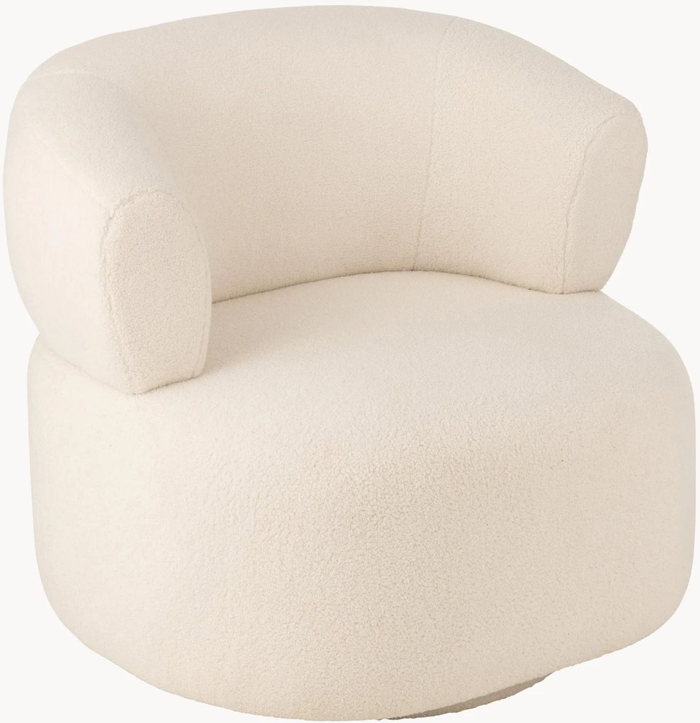Poltrona estofada em teddy Fluffy