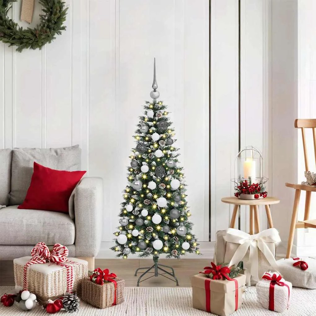 vidaXL Árvore de Natal Artificial Verde 120 cm PVC